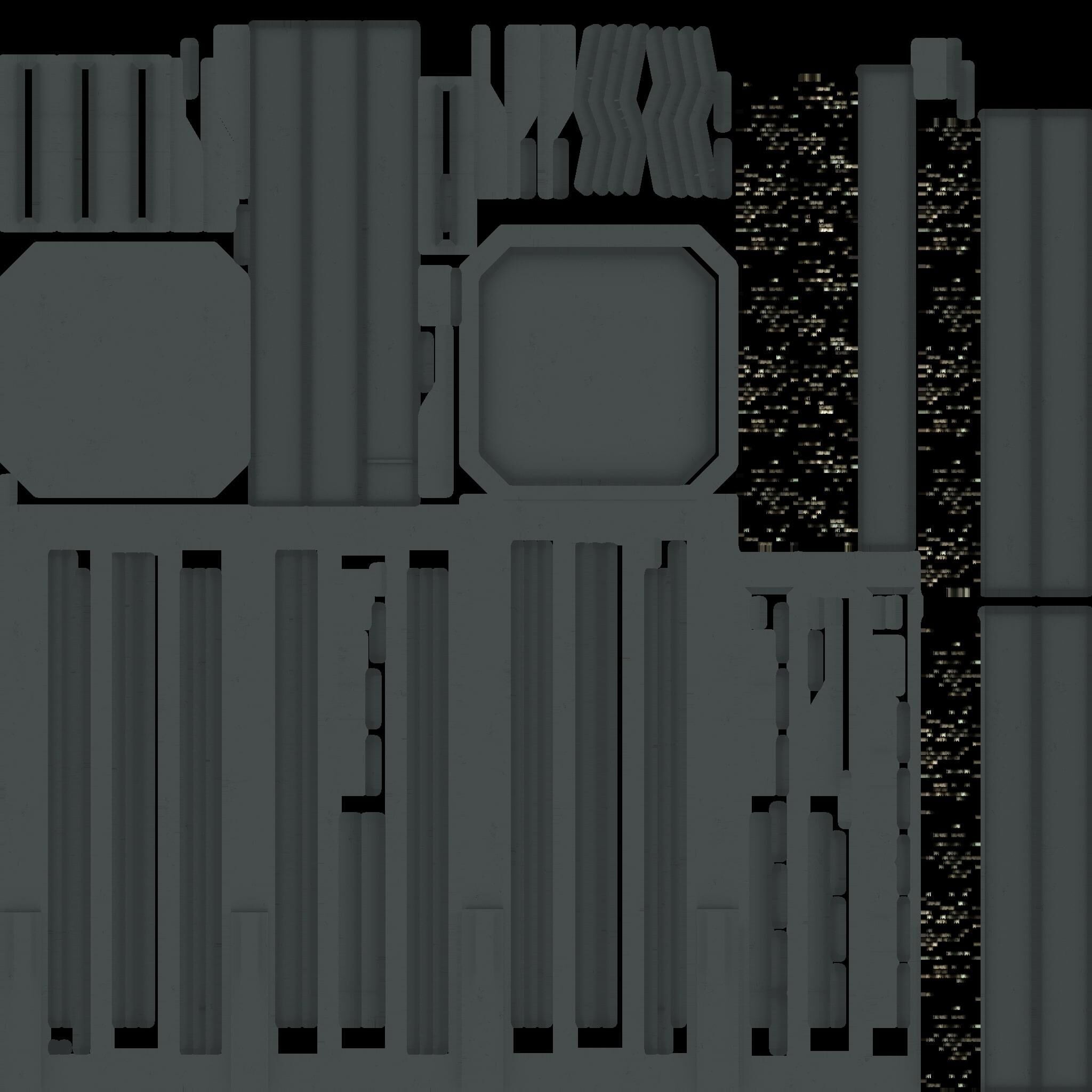 Sci-Fi Buildings Asset Pack High-Quality Modular Kit 3D model_33