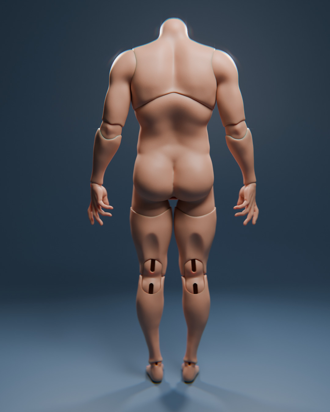 Bernard BJD doll body 3D print model_2