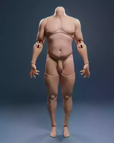 Bernard BJD doll body 3D print model