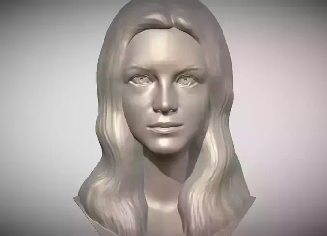 Britney Spears bust 3D print model