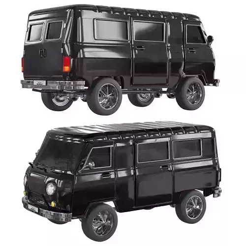 uaz 1965 3D model