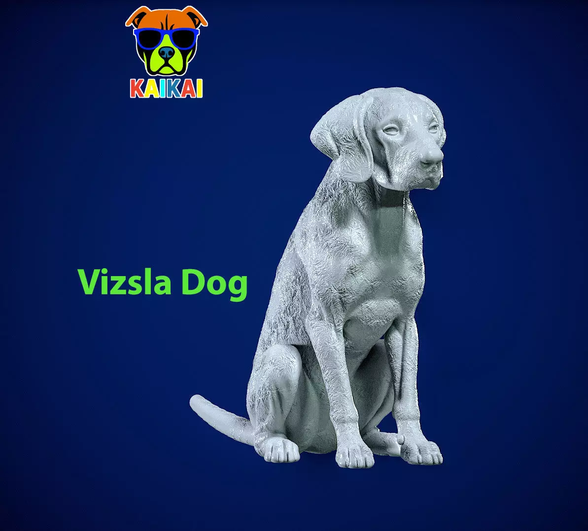 Dog Vizsla - Vizsla Hungary dog model - 3D print 3D print model_0