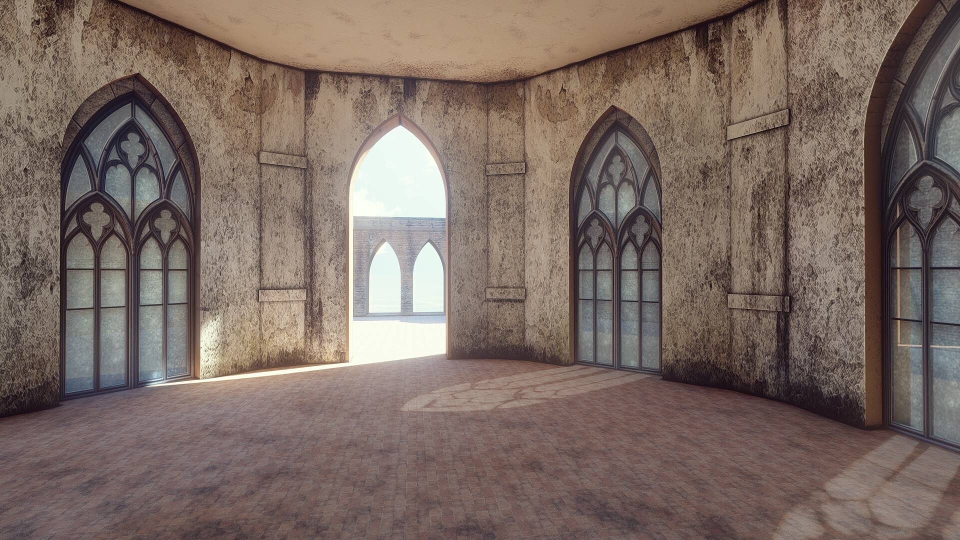 Outpost Qila Low-poly 3D model_5