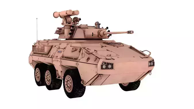 Armored Personnel Carrier Suricate Rigged Apc 3D Model  3D model