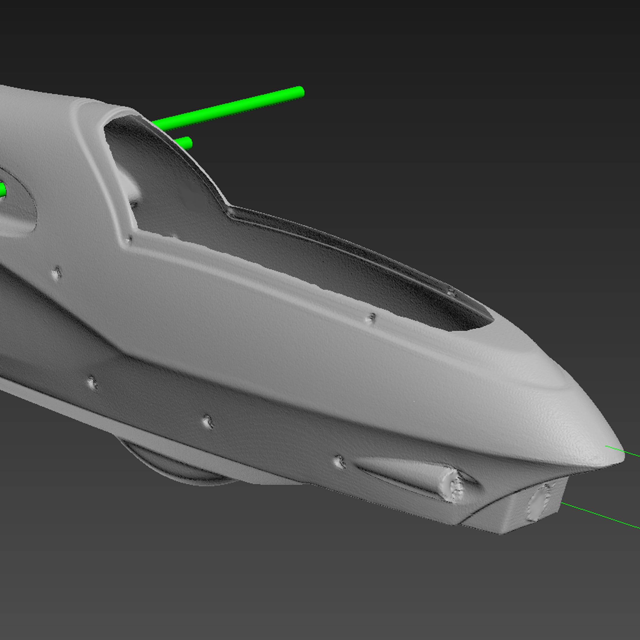 Volantex Ranger 2000 body 3D Scan creative kit 3D print model_12