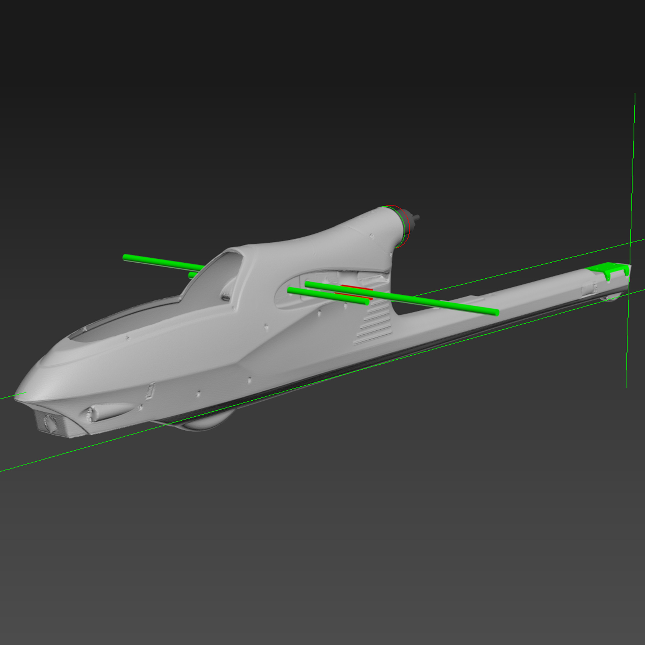 Volantex Ranger 2000 body 3D Scan creative kit 3D print model_6