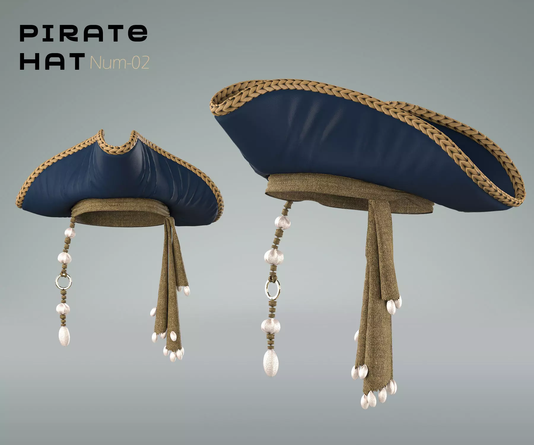 Pirate Hat 02 3D model