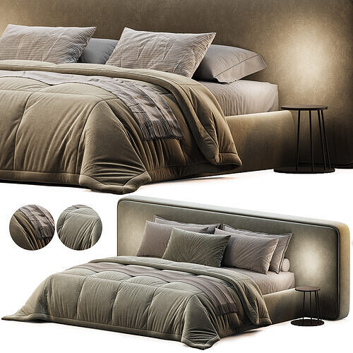 Bed K 530 by Delavega 3D model