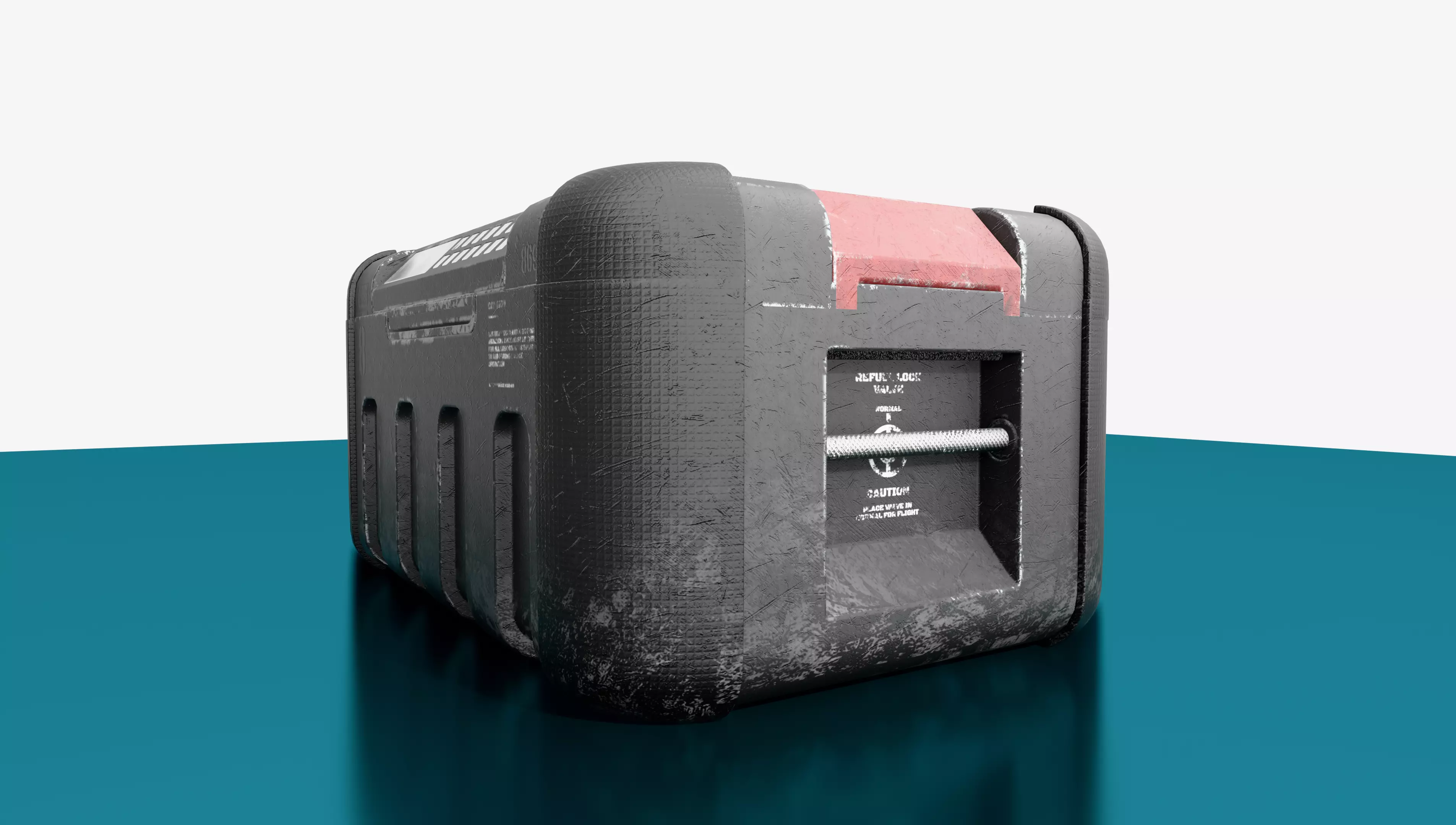 Sci-Fi Weapon Case Pack Game-Ready Crates Free low-poly 3D model