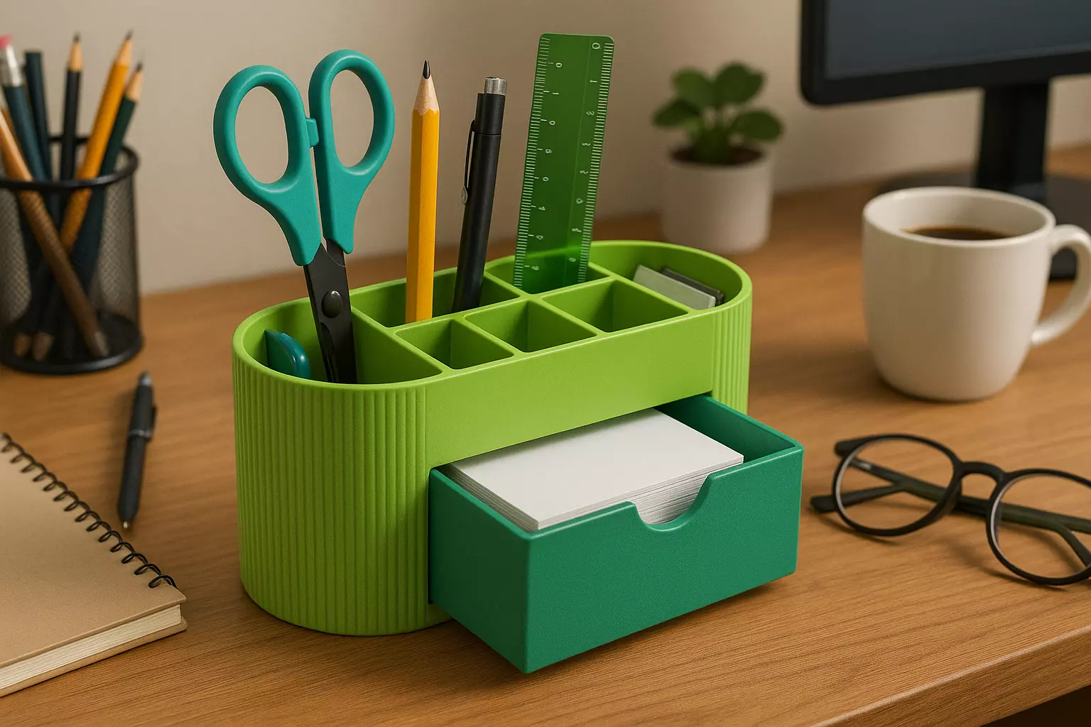 FlexiDesk Pro Modular Office Organizer 3D print model