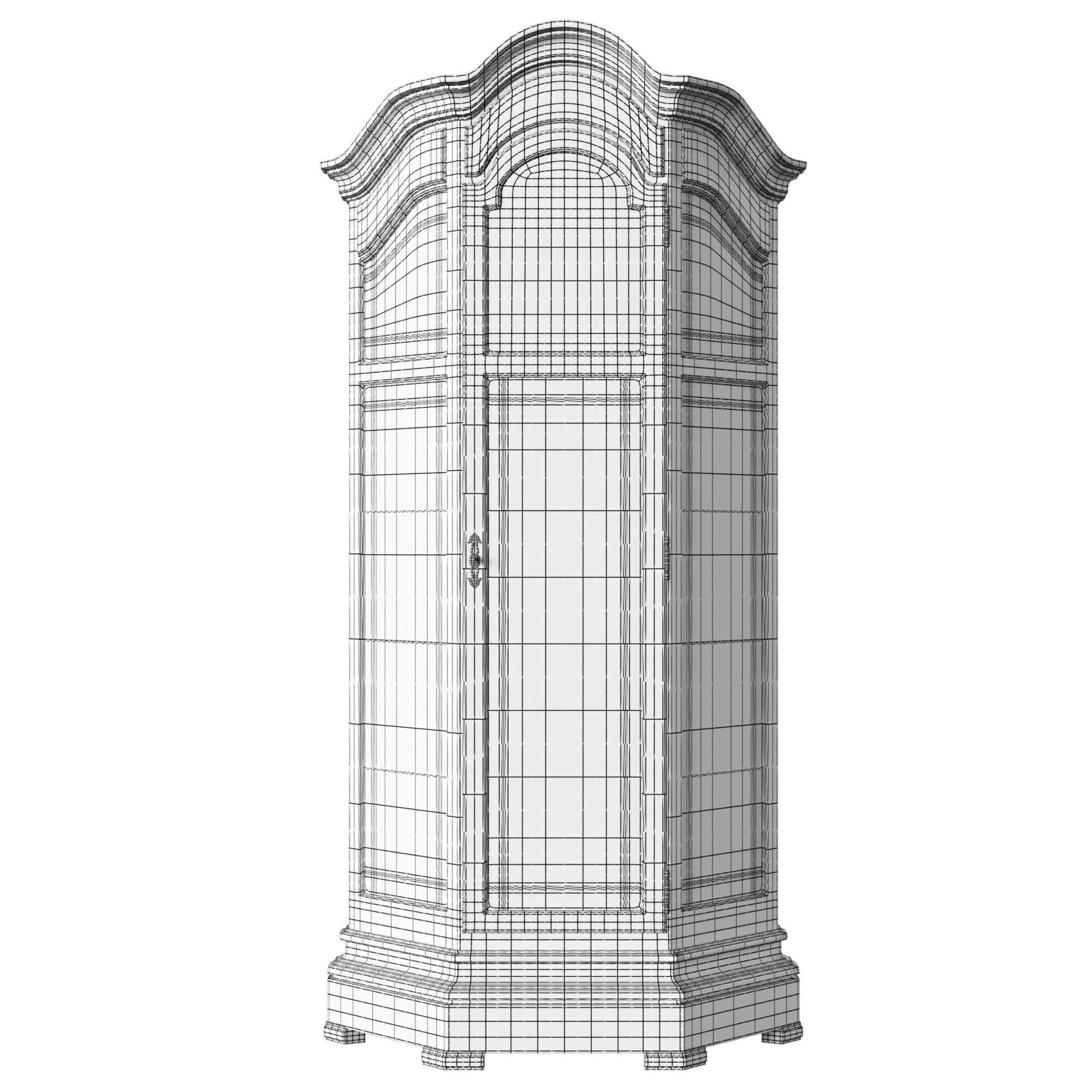 Howard Miller Floor Clock 3D model_6