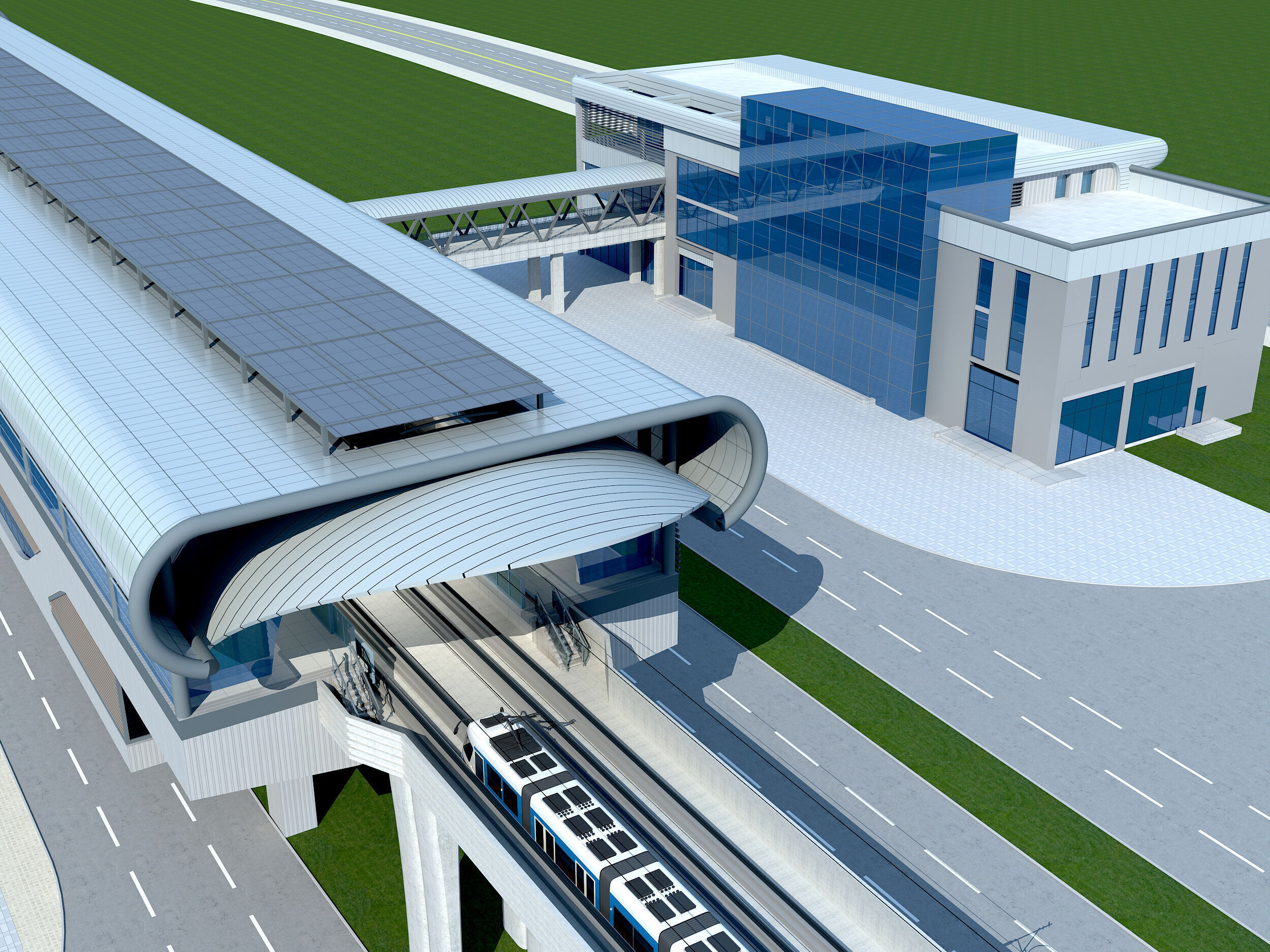 Metro Station 3D model_5