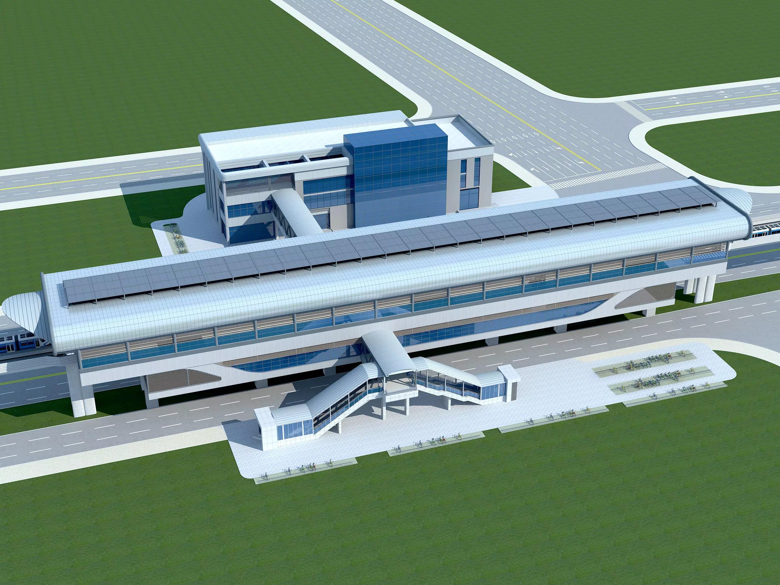 Metro Station 3D model_0