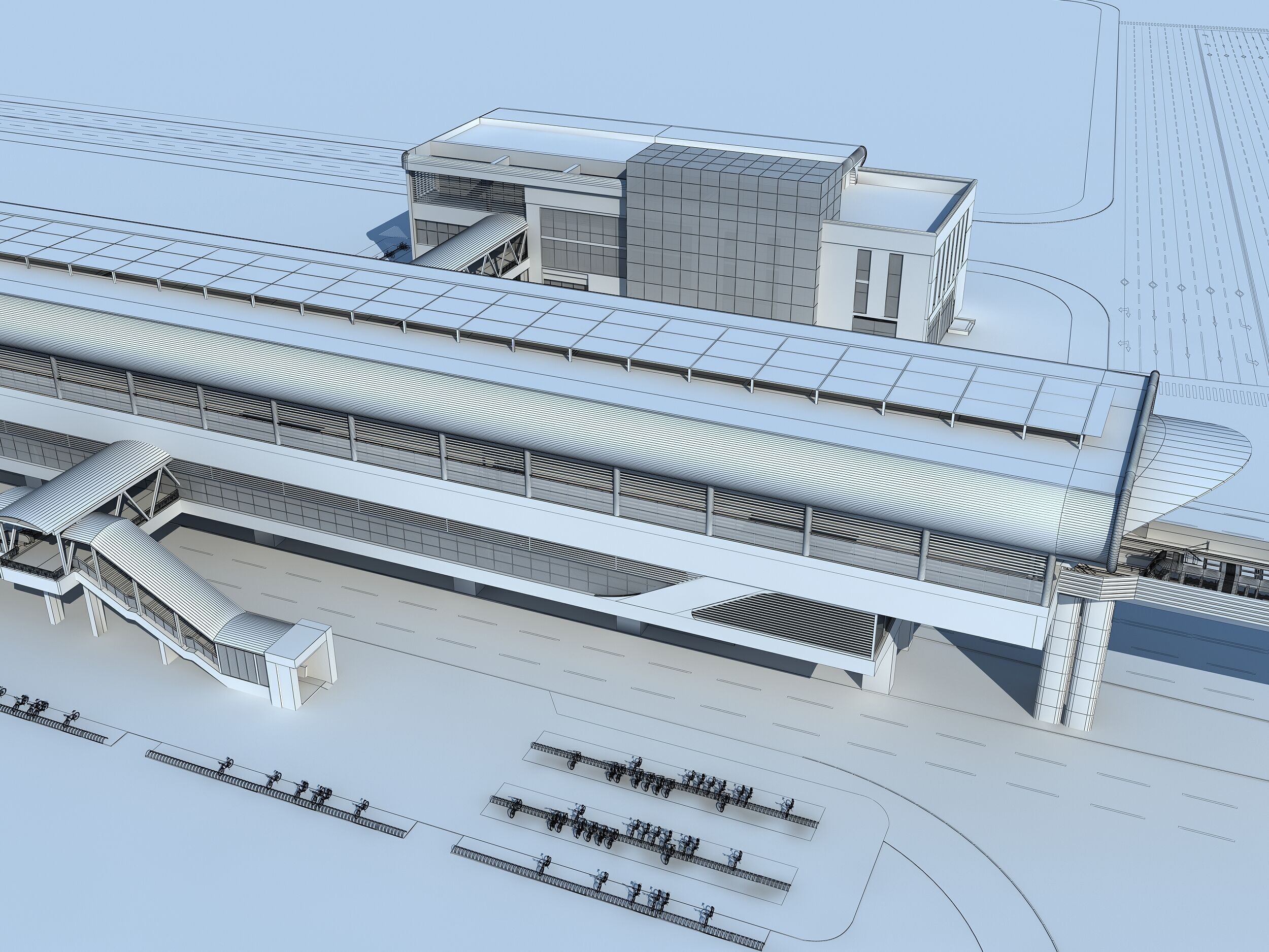 Metro Station 3D model_7