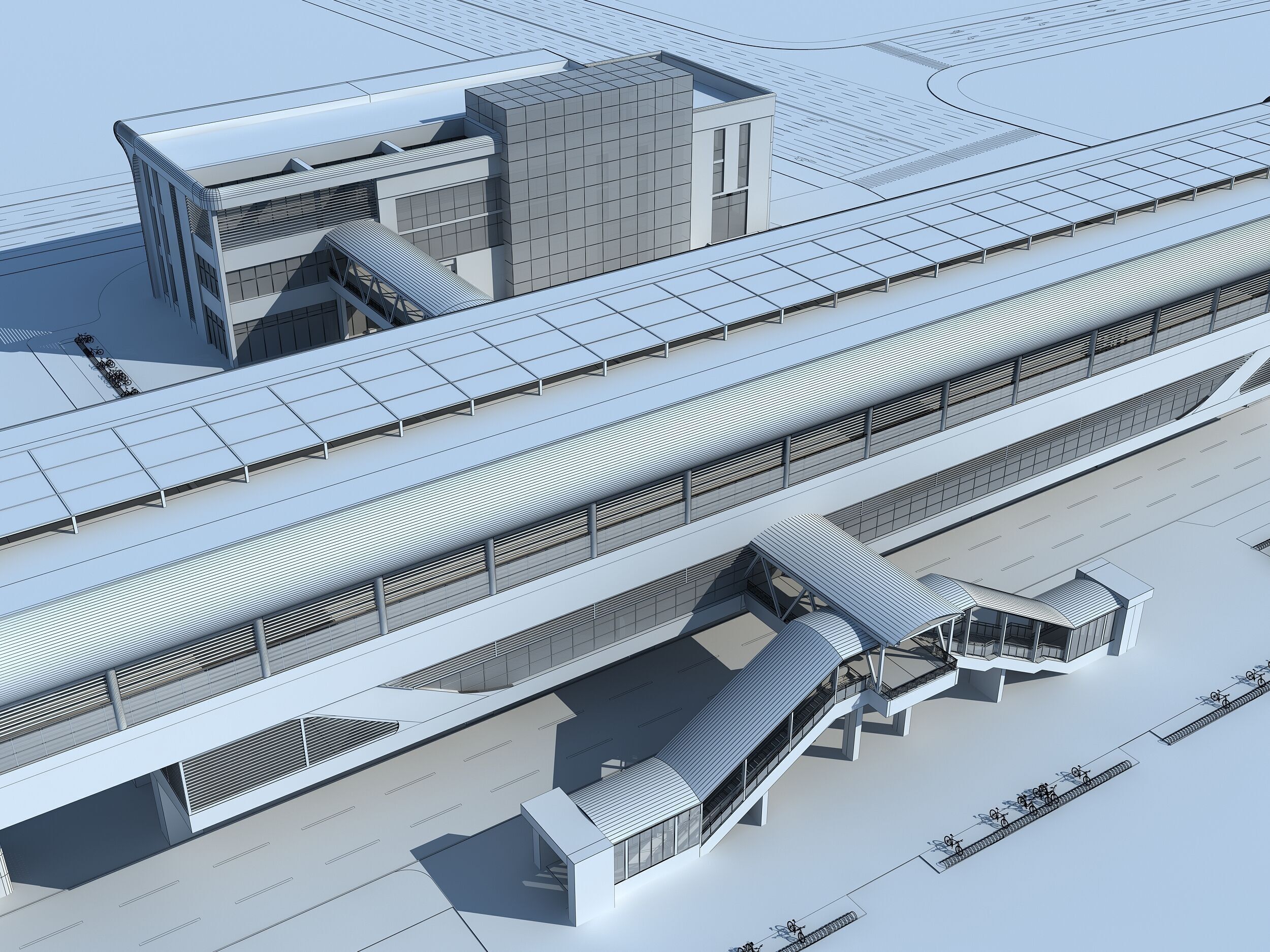 Metro Station 3D model_10