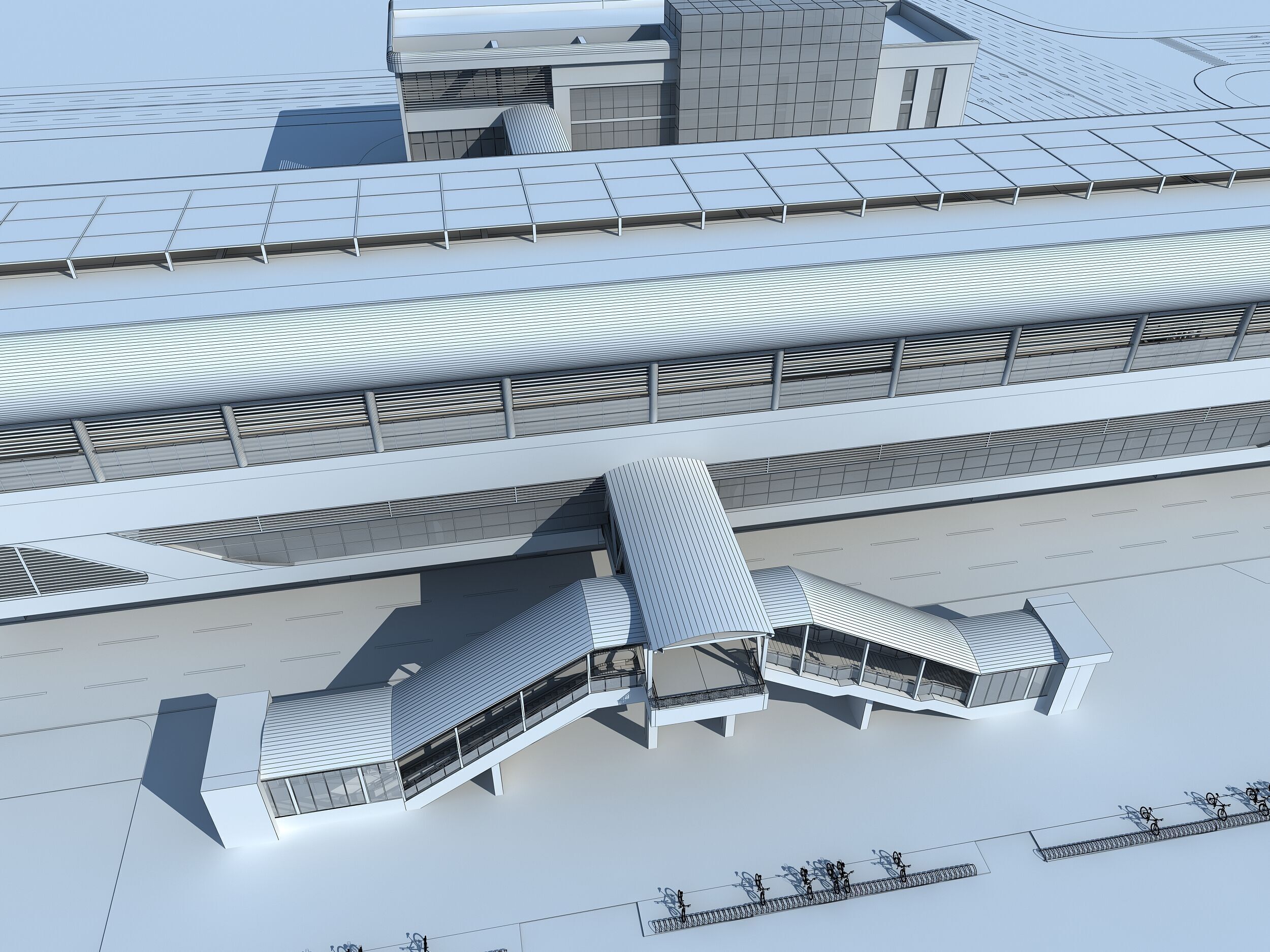 Metro Station 3D model_6