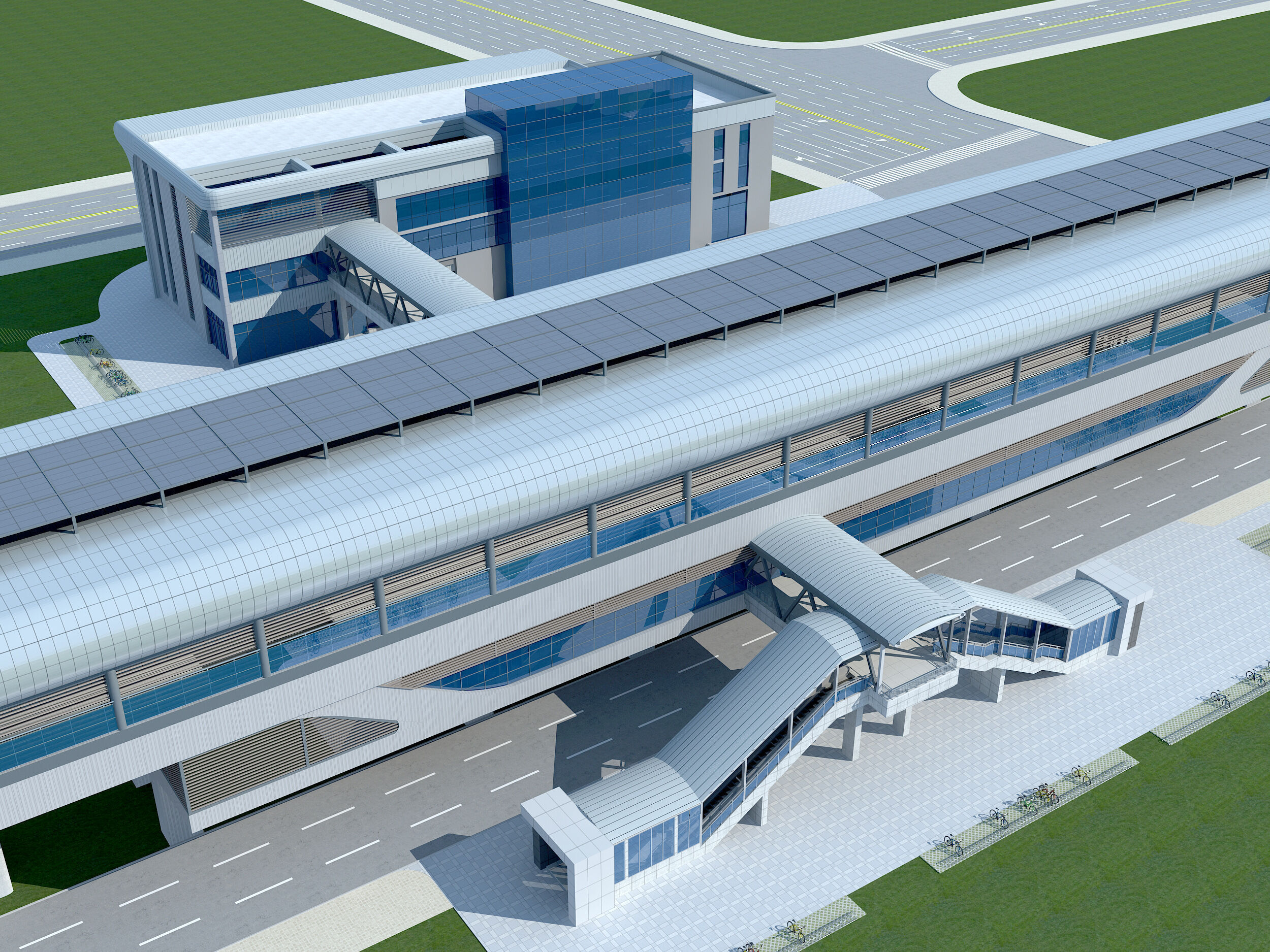 Metro Station 3D model_3