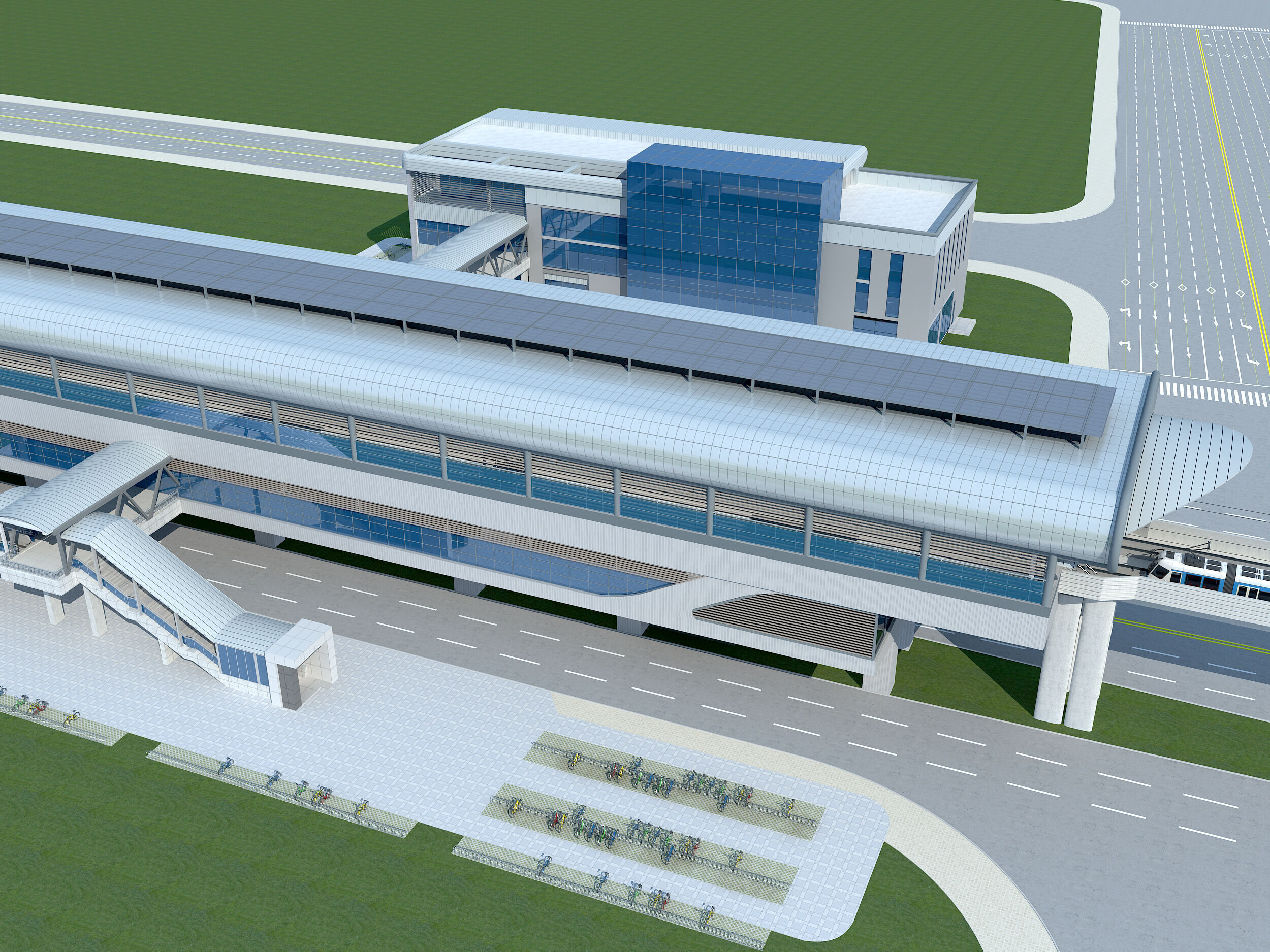 Metro Station 3D model_1