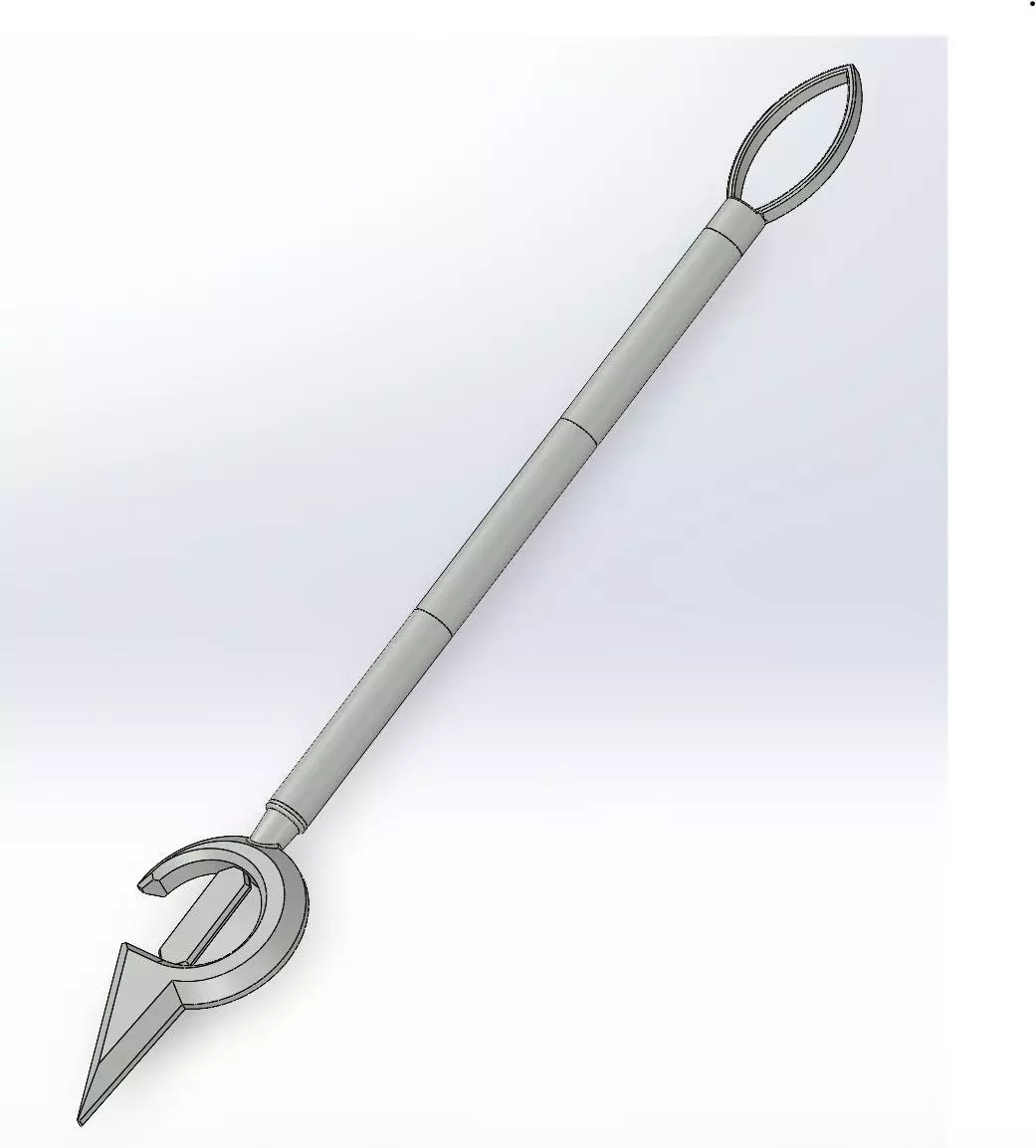 Crystal Spear 3D print model_0