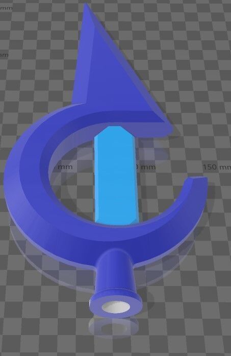 Crystal Spear 3D print model_3