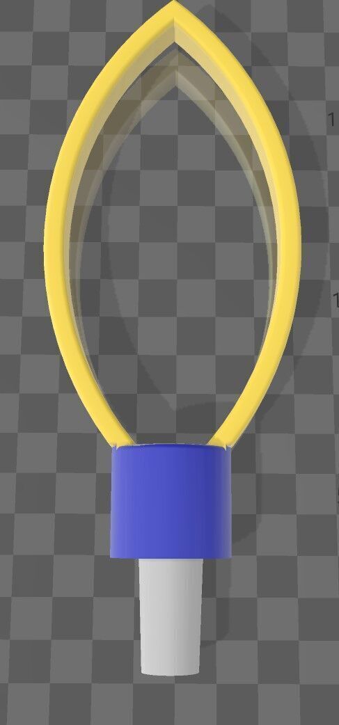 Crystal Spear 3D print model_2