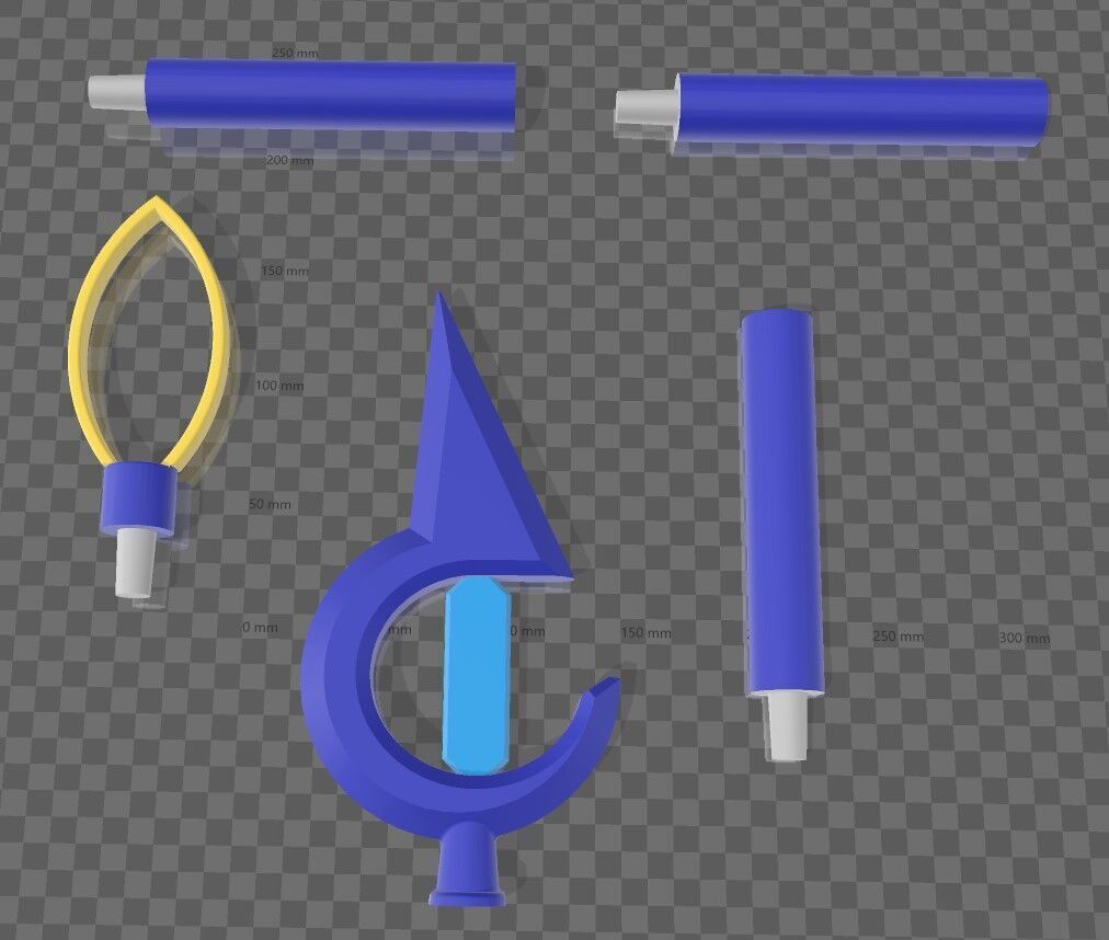 Crystal Spear 3D print model_1