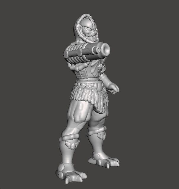 HORDAK CLASSIC MINIATURE MODEL FIGURE FOR FANTASY GAMES RPG DND 3D print model_3