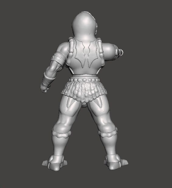 HORDAK CLASSIC MINIATURE MODEL FIGURE FOR FANTASY GAMES RPG DND 3D print model_5