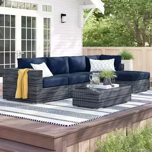 Keiran Wicker Rattan Seating Group 