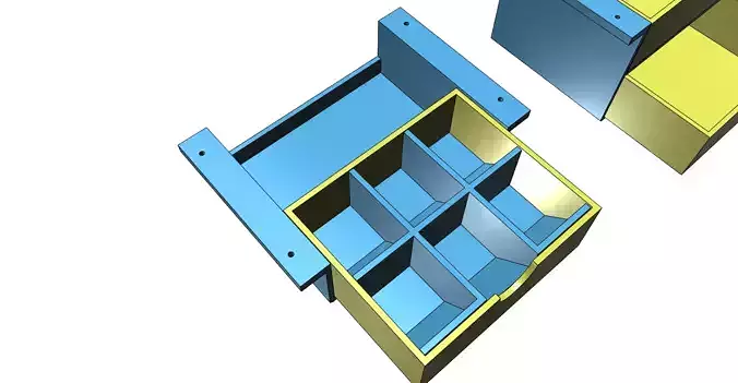 Drawer for desk easy print without support