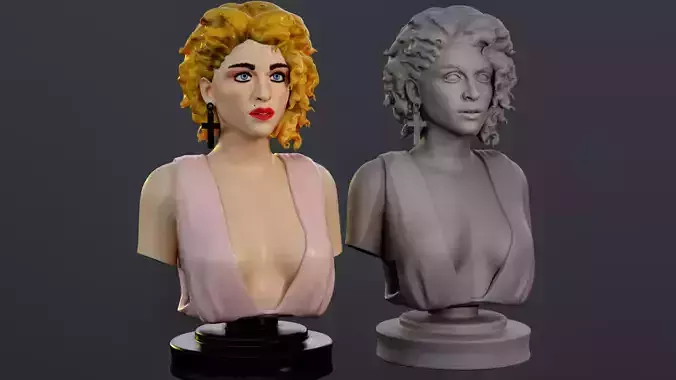 Madonna 80s Bust  3D print model