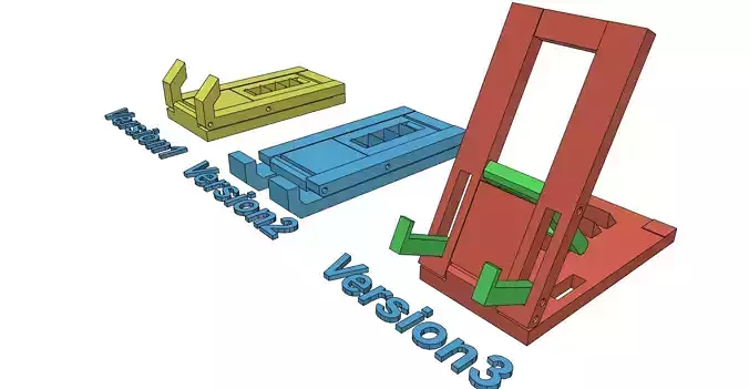 Phone Stand adjustable phone stand easy print without support