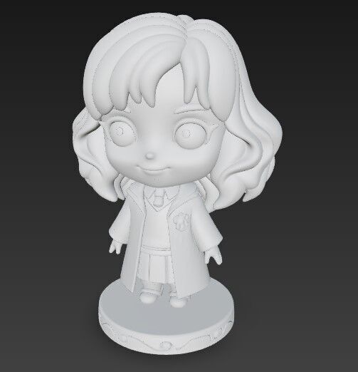 The Cute Side of the Smartest Witch in 3D 3D print model_8