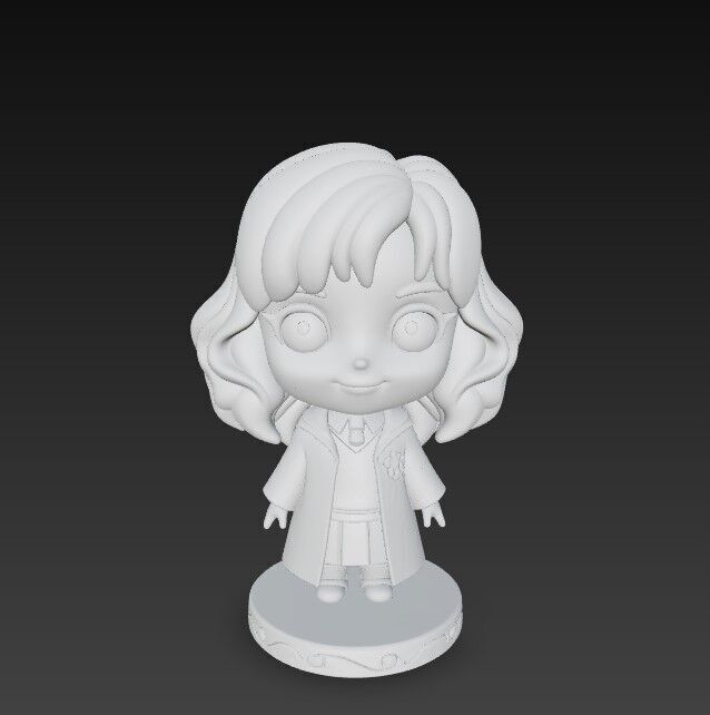 The Cute Side of the Smartest Witch in 3D 3D print model_9