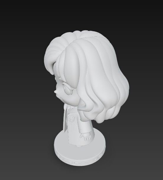 The Cute Side of the Smartest Witch in 3D 3D print model_5