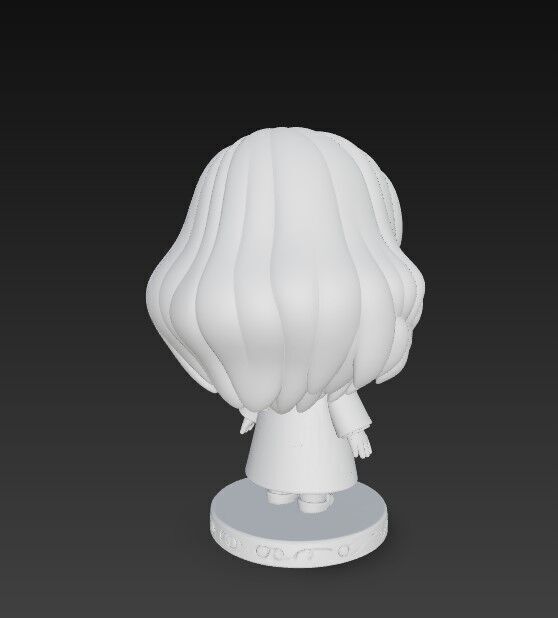 The Cute Side of the Smartest Witch in 3D 3D print model_17