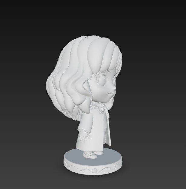 The Cute Side of the Smartest Witch in 3D 3D print model_13