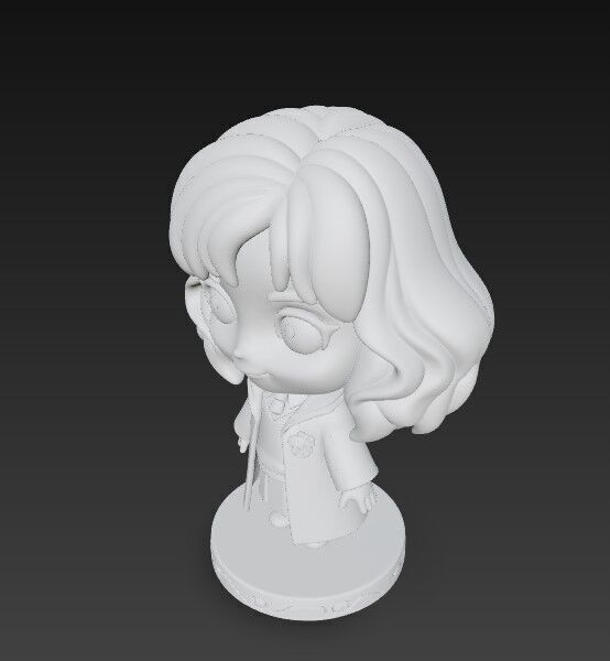 The Cute Side of the Smartest Witch in 3D 3D print model_6