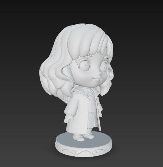 The Cute Side of the Smartest Witch in 3D 3D print model_12