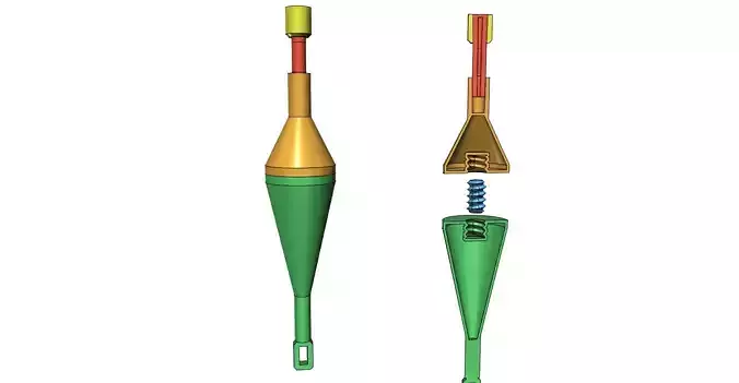 Fishing Float bobber Easy print without support 3D print model