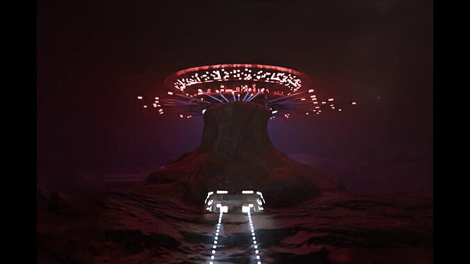 Close Encounter of The Third Kind - Mothership 3D model