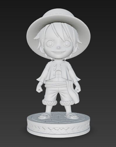 The Adorable Pirate Captain in 3D 3D print model_2