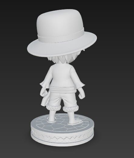 The Adorable Pirate Captain in 3D 3D print model_7
