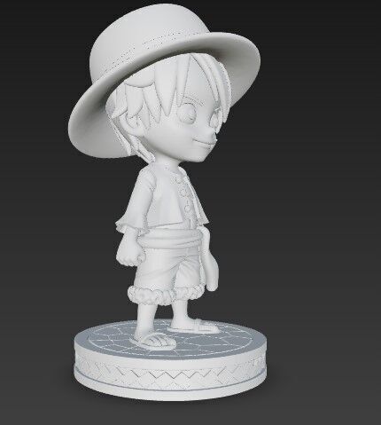 The Adorable Pirate Captain in 3D 3D print model_5