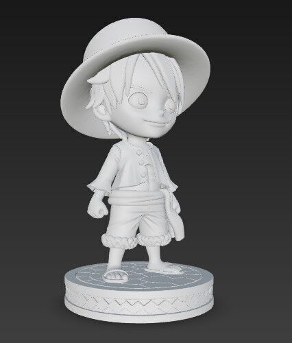 The Adorable Pirate Captain in 3D 3D print model_4