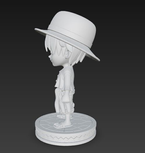 The Adorable Pirate Captain in 3D 3D print model_10