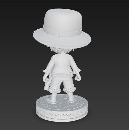 The Adorable Pirate Captain in 3D 3D print model_8