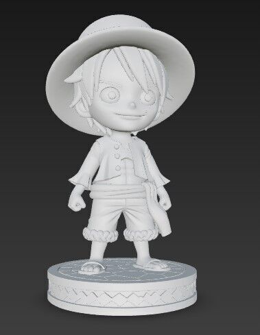The Adorable Pirate Captain in 3D 3D print model_3