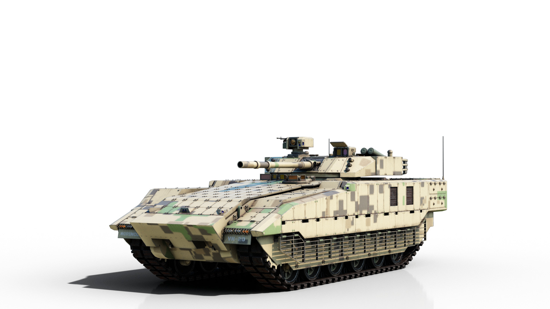 4 coatings of NORINCO GROUP VN20 Heavy Infantry fighting vehicle Low-poly 3D model_15