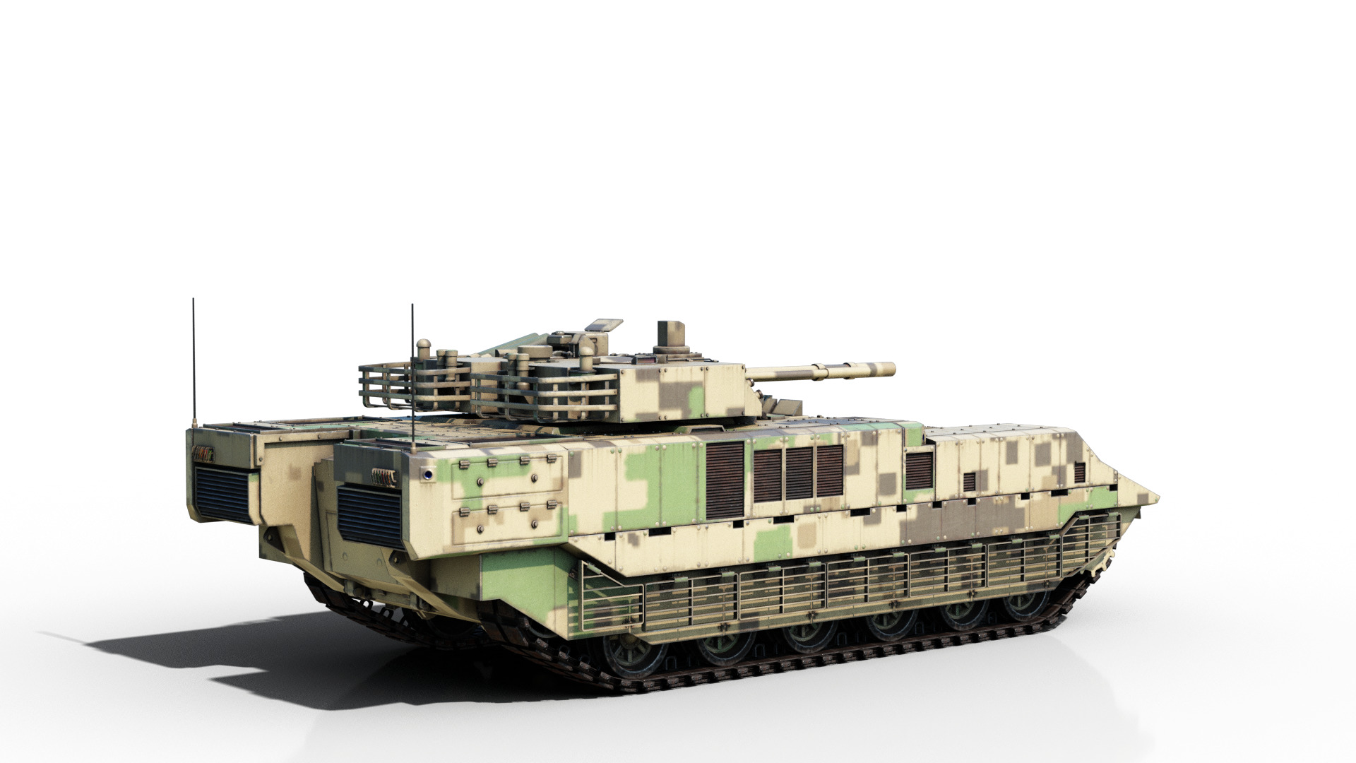 4 coatings of NORINCO GROUP VN20 Heavy Infantry fighting vehicle Low-poly 3D model_14